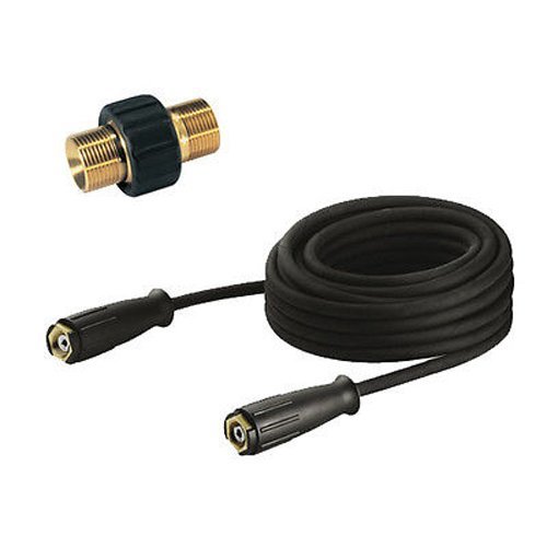10 Metre Karcher Extension high pressure hose for use with all our Karcher pressure washer range. Complete With: Couplings. (Maximum of 3 hoses can be used per machine). Hire or buy Karcher pressure washer extension hoses, also available for sale.