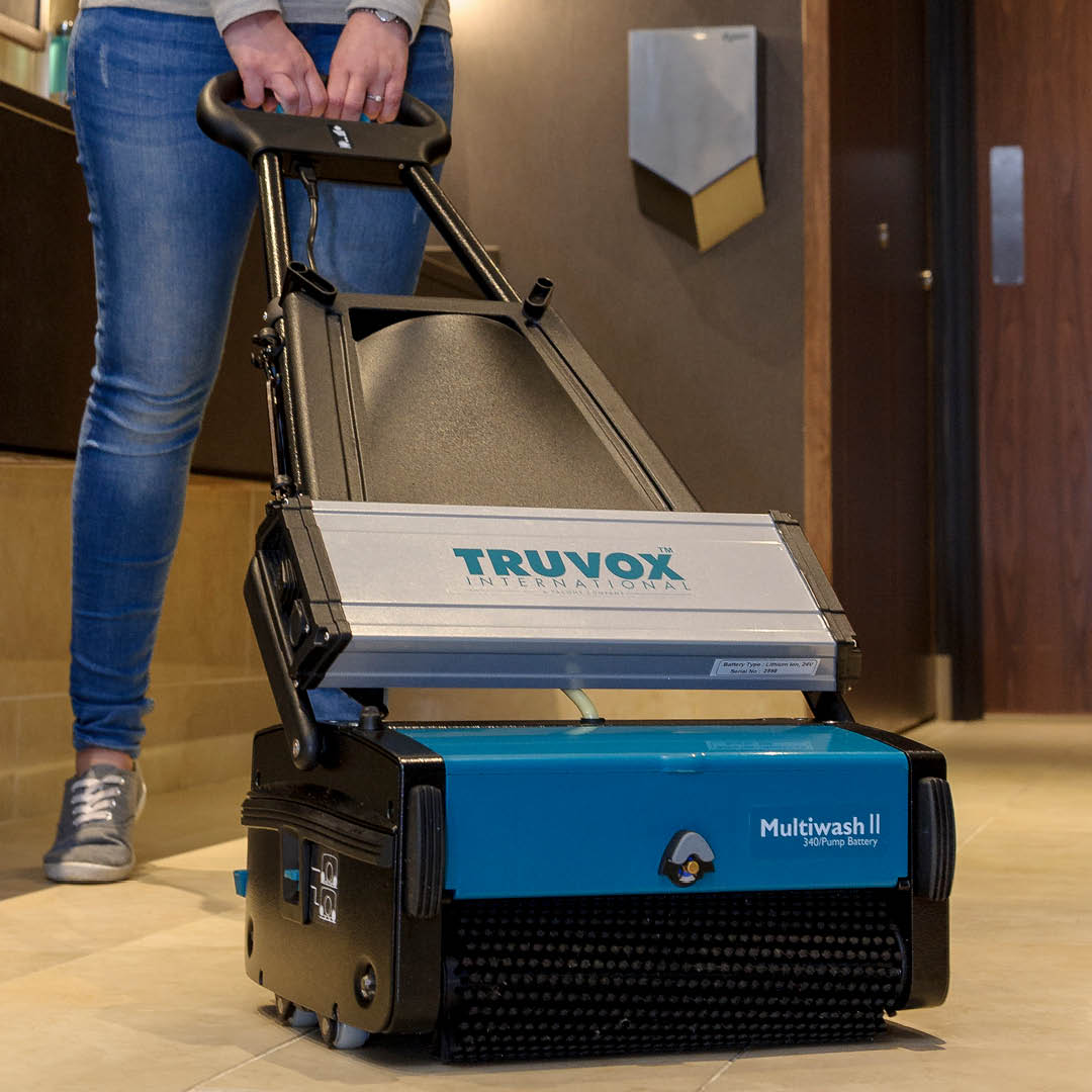 Truvox Multiwash Rotowash Hire BATTERY Scrubber Dryer