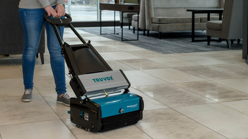 Truvox Multiwash Rotowash Hire BATTERY Scrubber Dryer
