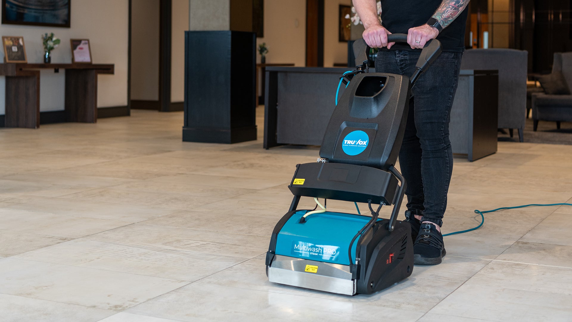 Truvox Multiwash PRO STEAM HIRE (240v) Floor Scrubber Dryer