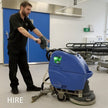 Numatic TT3450 & TTB3450 battery walk behind scrubber dryer hire hospital cleaning machine