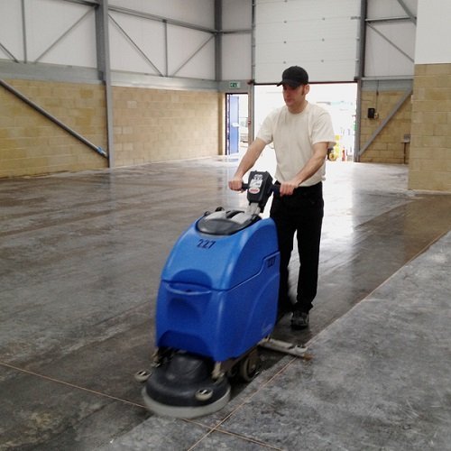 Numatic TT3450 & TTB3450 battery walk behind scrubber dryer warehouse cleaning machine, Numatic TTB 3450