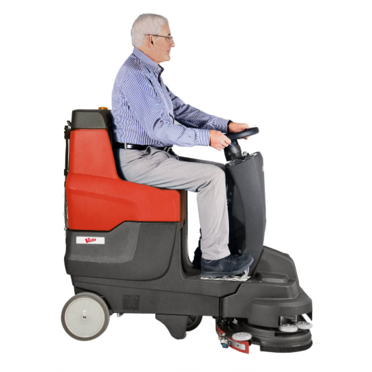 Victor SDR-80 Hire Ride-on Battery Floor Scrubber Dryer